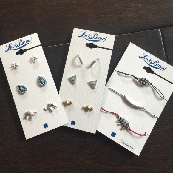 Bundle of all three lucky brandy jewelry trios.