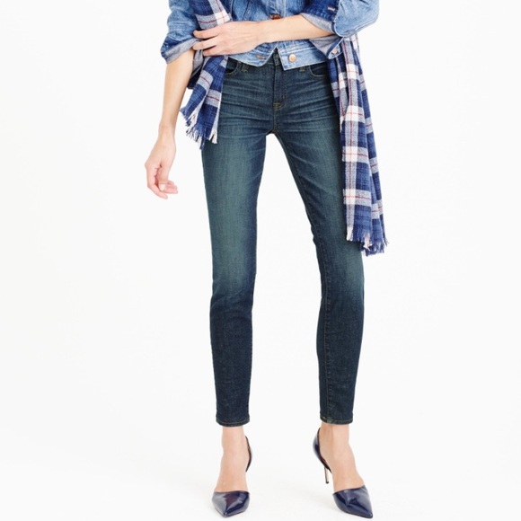 JCrew Toothpick Jean in Seajay Wash