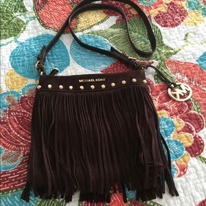 Michael kors billy fringe crossbody