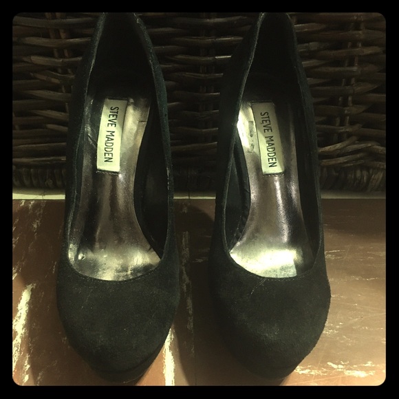 Black sued high heels