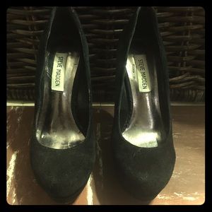 Black sued high heels