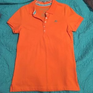 Collared shirt: orange