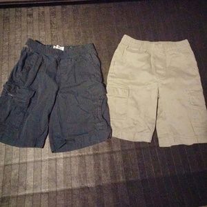 2 pair of boys cargo shorts