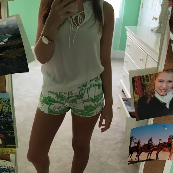 Lily Pulitzer mint julep shorts