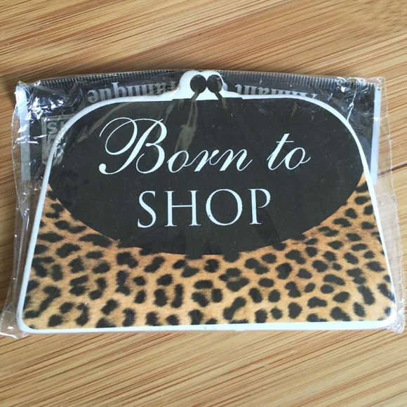 BORN TO SHOP CERAMIC MAGNET - Picture 1 of 2