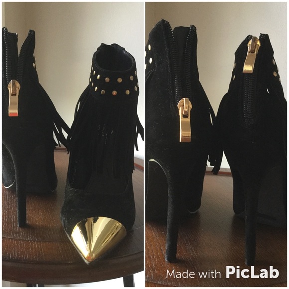 Rock Diva Fringe Heels - Picture 2 of 3