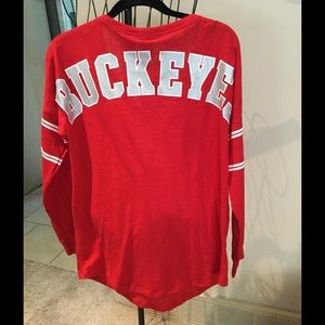 NWT Victoria Secrets Pink OSU top size small