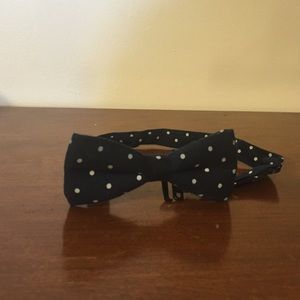 H&M Navy/White Polka Dot Bow Tie