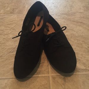 Black Suede Forever 21 Shoes