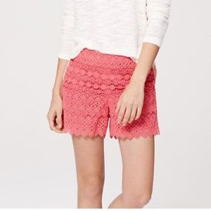 Loft Floral Scallop Lace Riviera Short