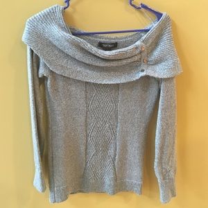 White House Black Market off the shoulder sweater