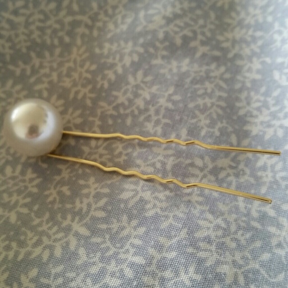 🆕Large Pearl Gold Hair Pin Accessories - Picture 4 of 4