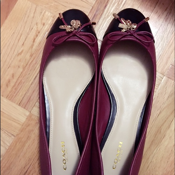 Nearly new Coach Red Flat