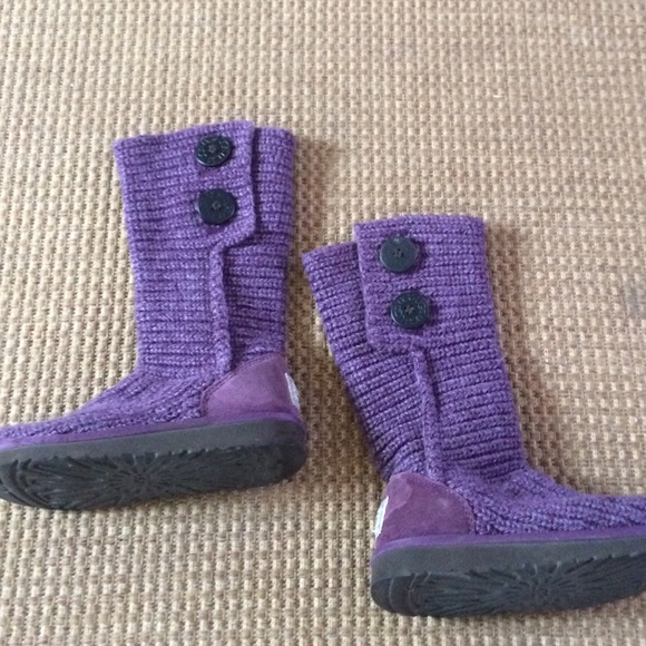 Knit purple Ugg's