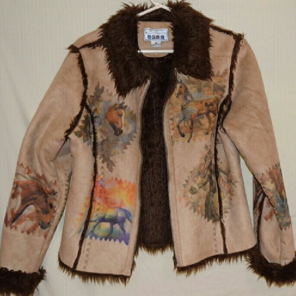 Painted trail of ponies jacket