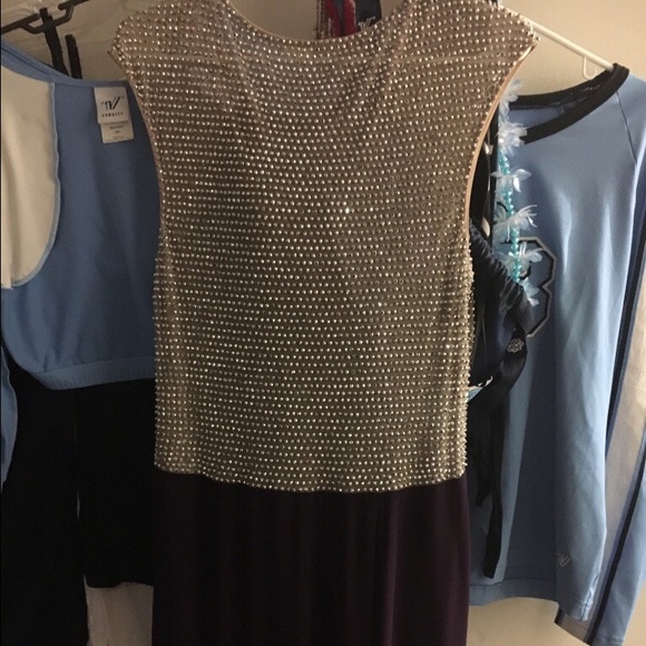 Plum prom dress - Picture 2 of 2