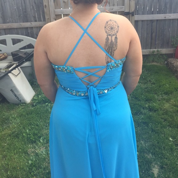 Cinderella blue prom dress - Picture 3 of 3