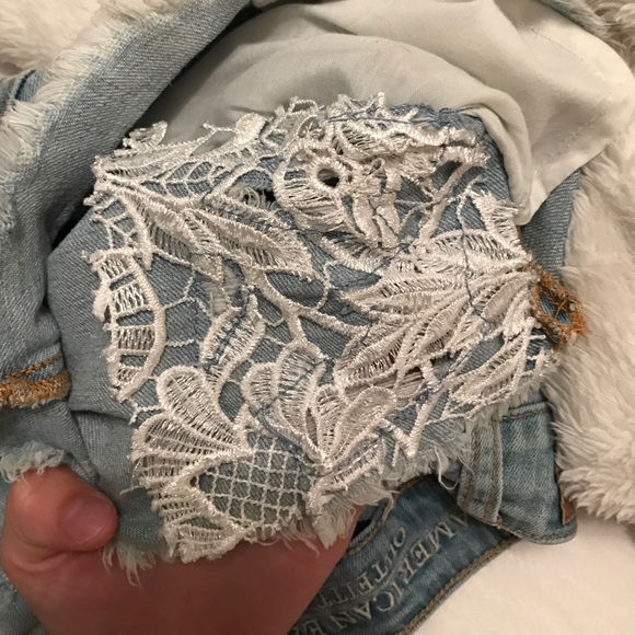 Hi-rise shortie jeans - Picture 4 of 4