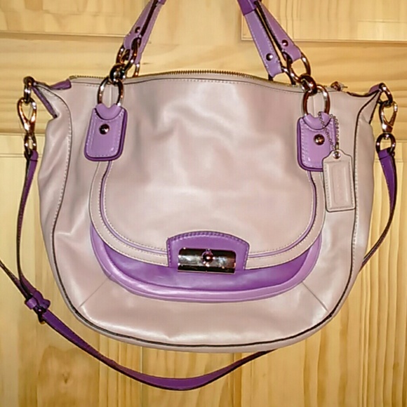 Coach leather handbag