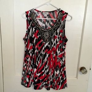 Beautiful Sleeveless Blouse Size 14/16