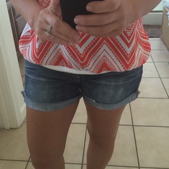 Jbrand denim shorts.