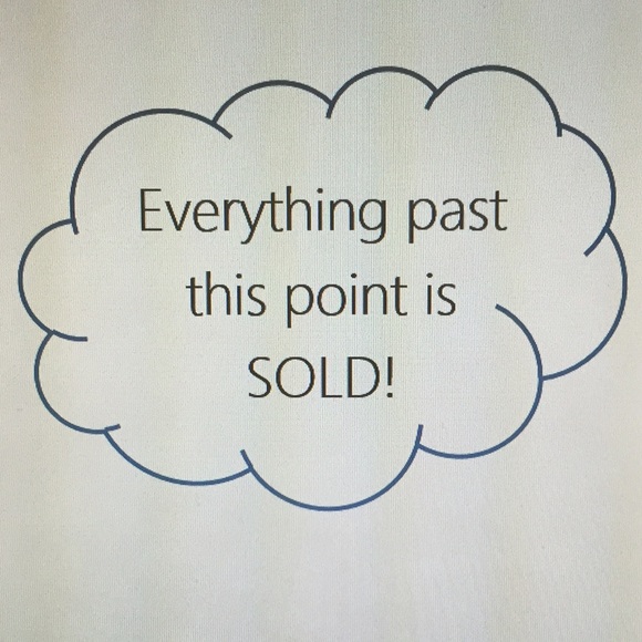 Sold beyond this point