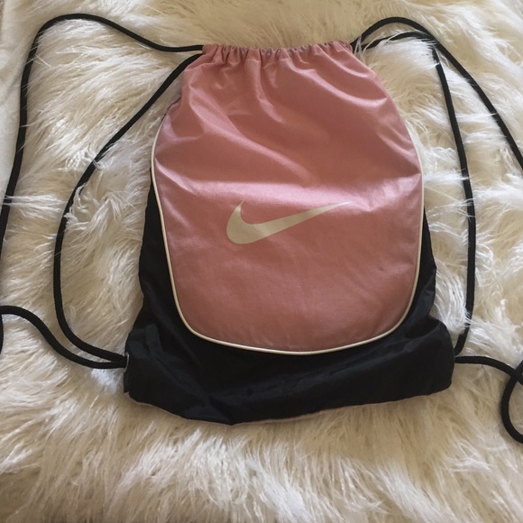 Pink Nike draw string