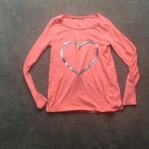 Orange Heart Shirt