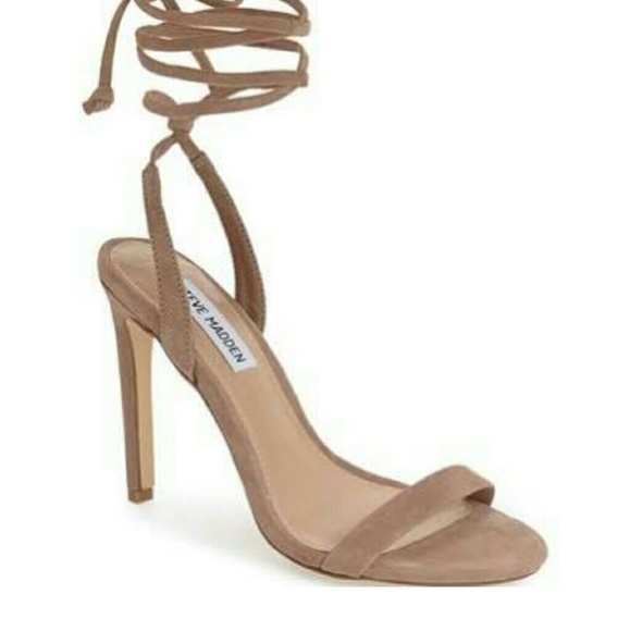 Beige stiletto heel
