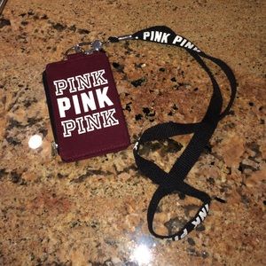 PINK lanyard