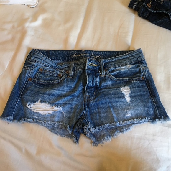 Lighter blue destroyed Jean shorts!