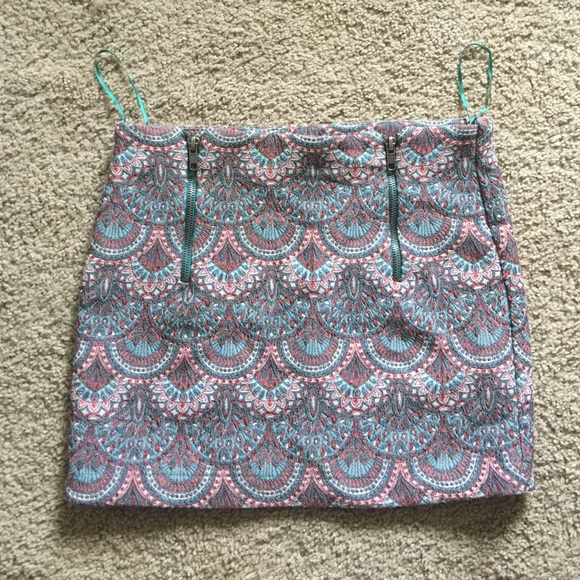 Zara | Brocade Mini Skirt