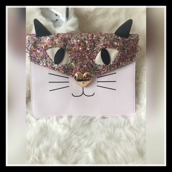 SOLD ON EBAY- Betsey Johnson Cat's Meow Bluch Kitc - Picture 1 of 3