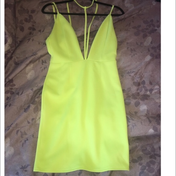 Neon Green Dress
