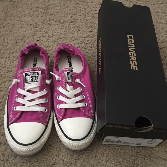 *Final Price* Pink slip on converse