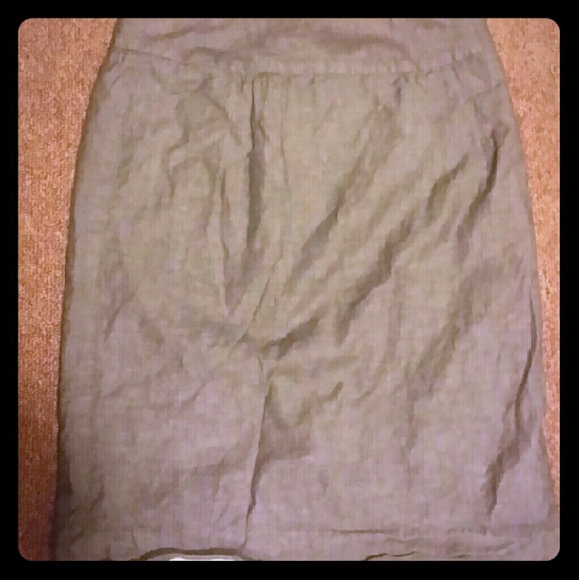 Banana republic midi pencil skirt