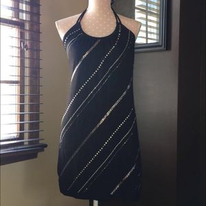Beautiful black halter dress!