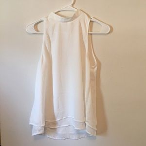 White dressy tank top