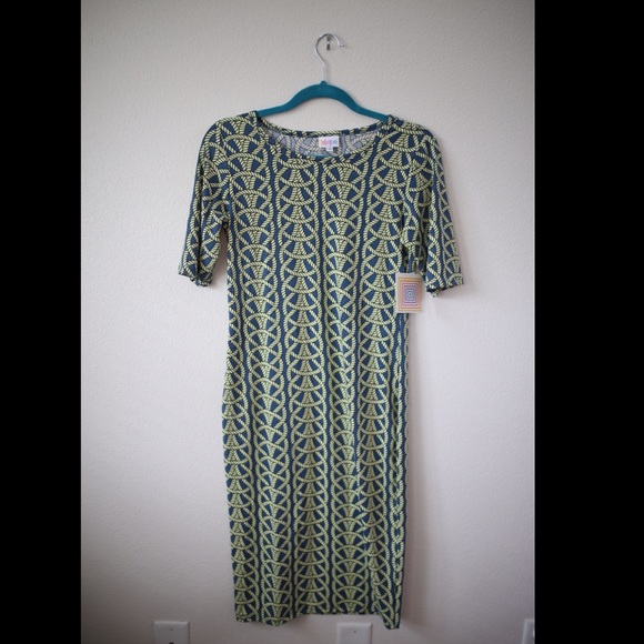 Lularoe Julia Nautical Rope Pattern size small
