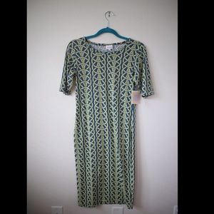 Lularoe Julia Nautical Rope Pattern size small