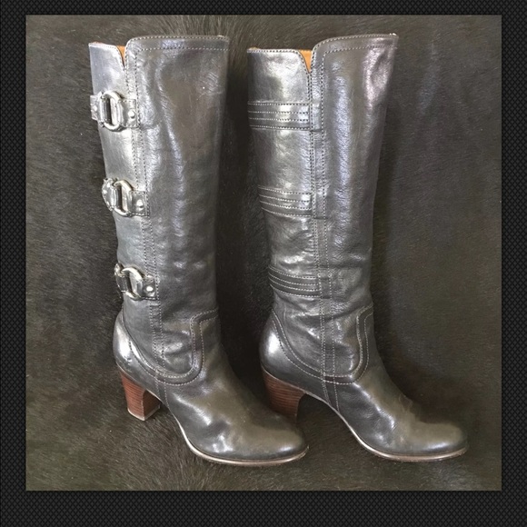 Frye Women's 'Fiona 3 Strap' Leather Boots -Size 7