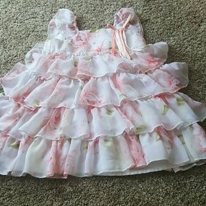 Little girls dress worn once to bridal shower