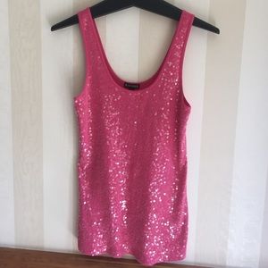 Express sequins tank top