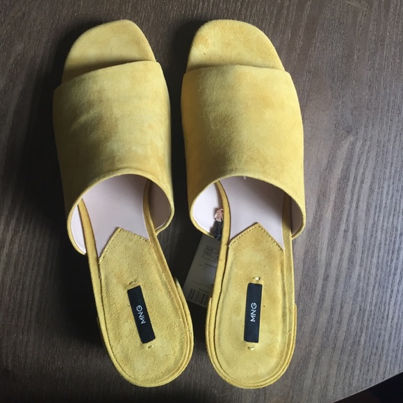 Yellow Mango Mules