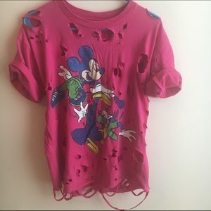 Distressed Vintage Disney Mickey T-Shirt