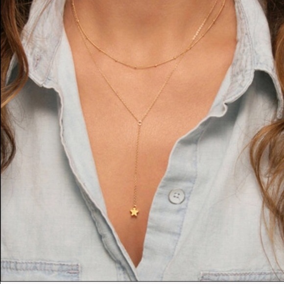 ✨💫💫Delicate Star drop necklace✨💫💫