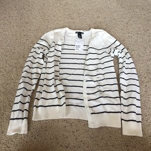 H&M striped cardigan