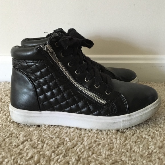 Black High Top Sneakers