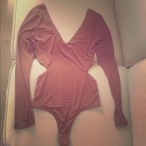 Sexy bodysuit with cutout sides