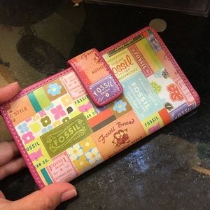 Fossil checkbook wallet.